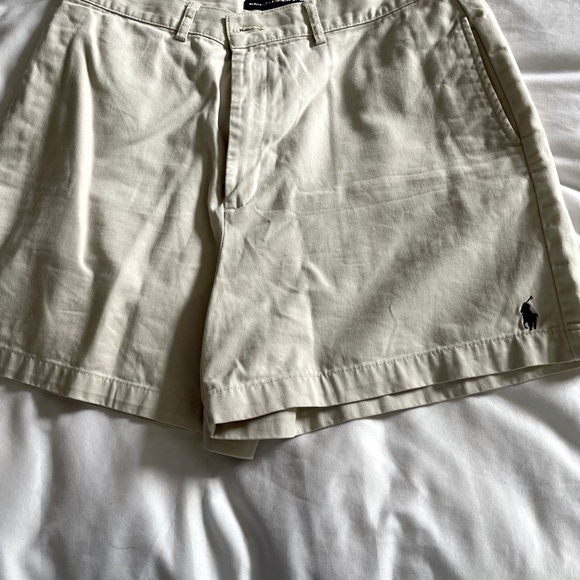 Neutral coloured Polo shorts size 12 (fit smaller like a size 10). - Picture 1 of 2